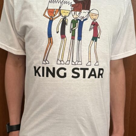 King and Friends Laughing T-shirt