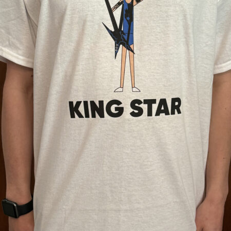King playing his guitar T-Shirt