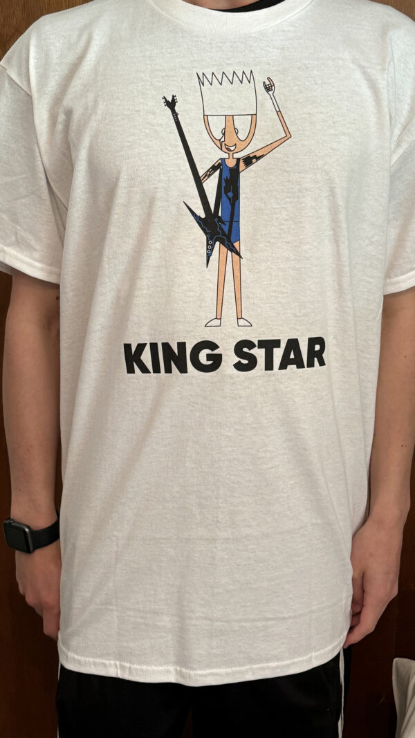 King playing his guitar T-Shirt