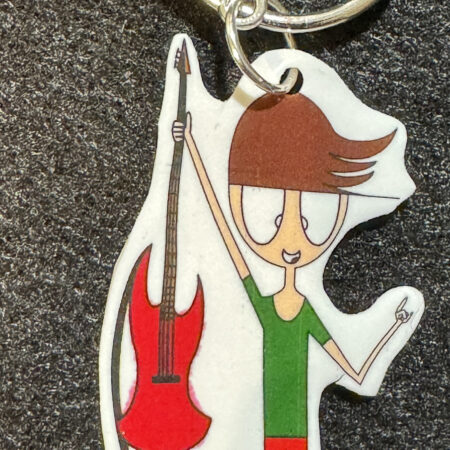 Phil with Guitar Key Chain