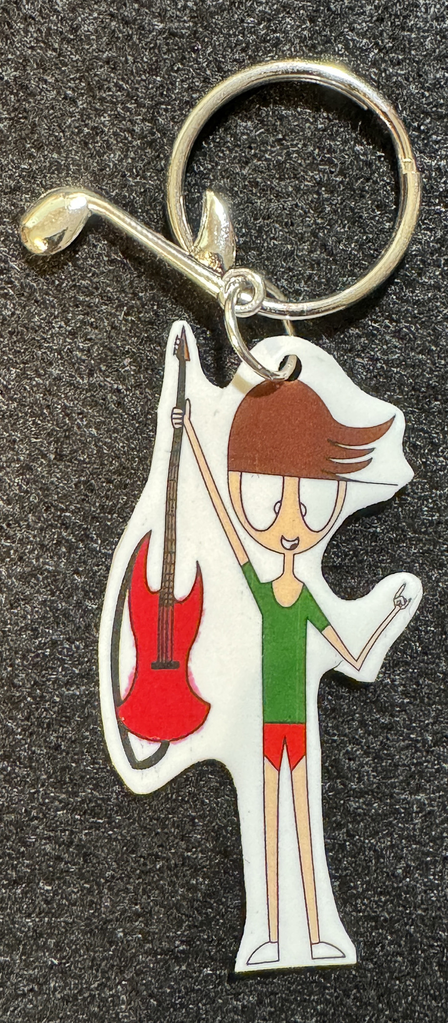 Phil with Guitar Key Chain