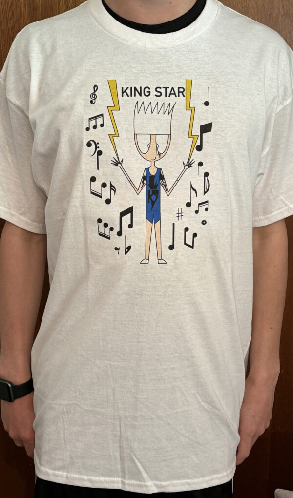 Lightning and Music Notes T-Shirt